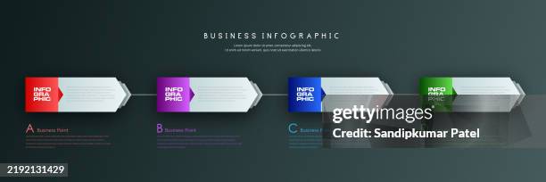 modern infographic template - continuity stock illustrations