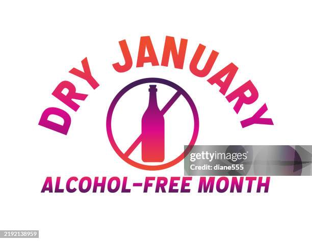 dry january icon - sober stock illustrations