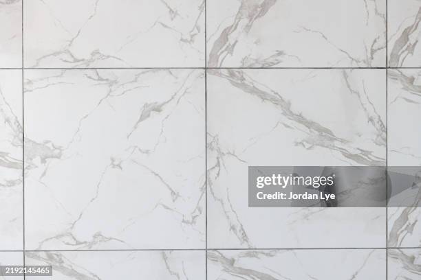 white and gray marble texture vector background - marble tiles stock pictures, royalty-free photos & images