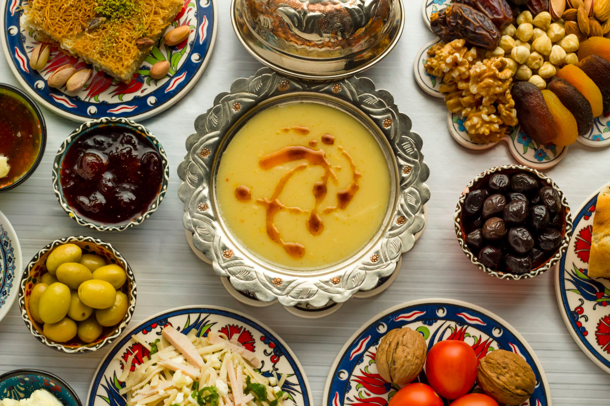 Turkish Ramadan Dinner Table Turkish Ramadan Dinner Table