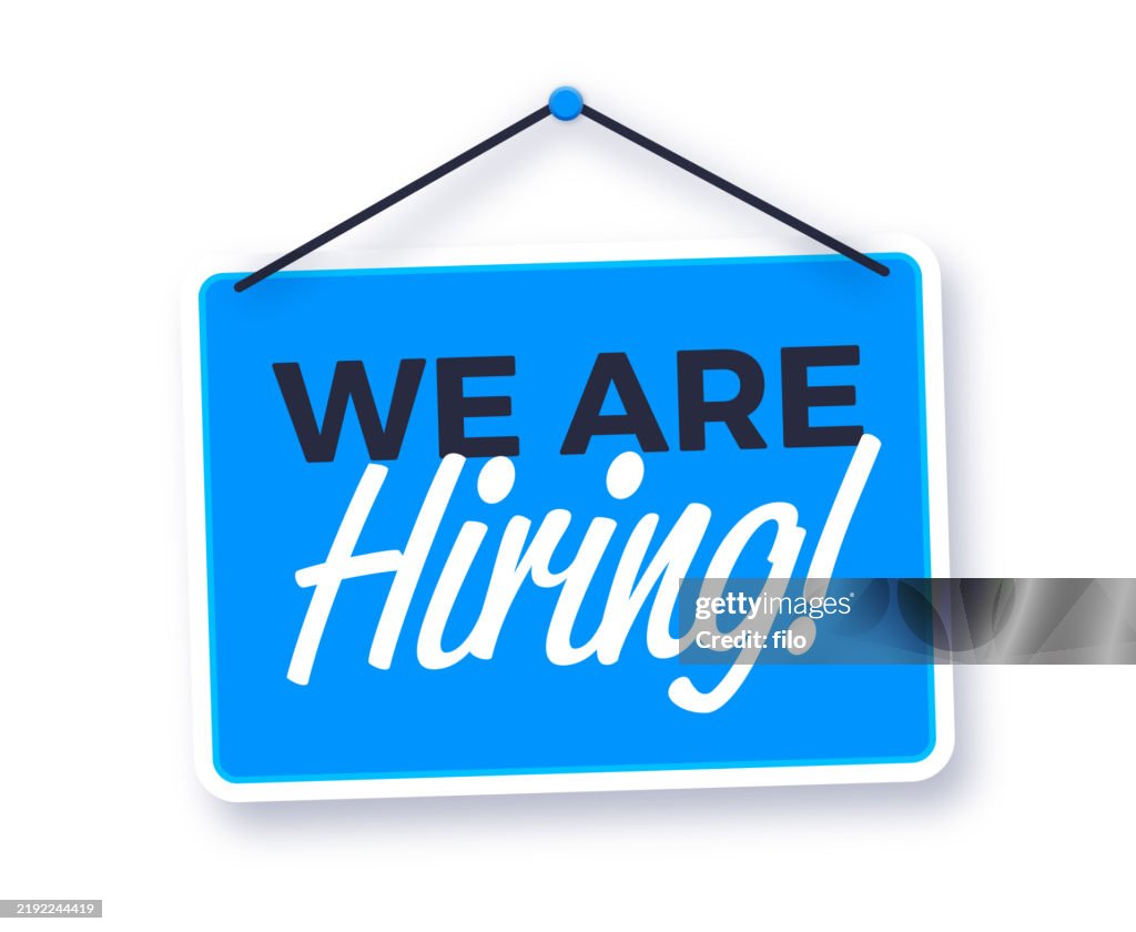 Job Sign Example We Are Hiring Employment Job Sign High-Res Vector Graphic - Getty Images