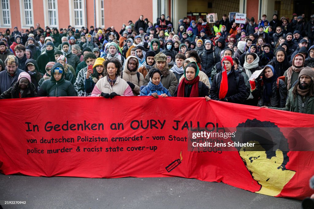 Protesters Commemorate Oury Jalloh Death 20th Anniversary