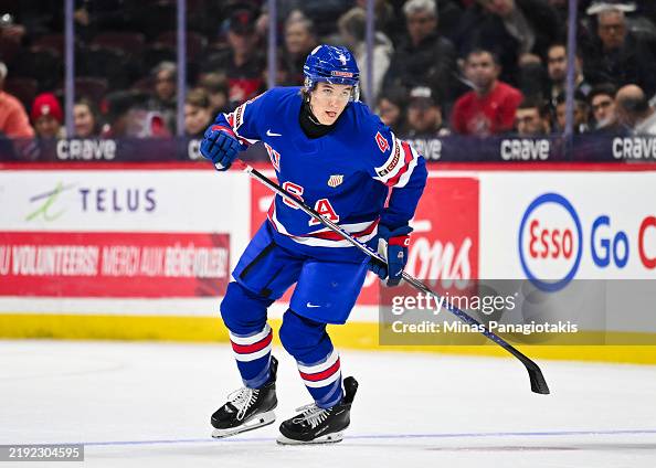 Colin Ralphs Colin Ralph of Team USA skates in the first period against Team... News ...