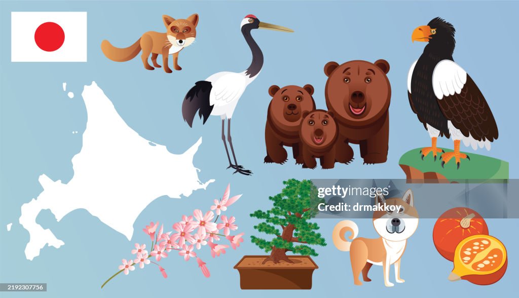 Símbolos de Hokkaido