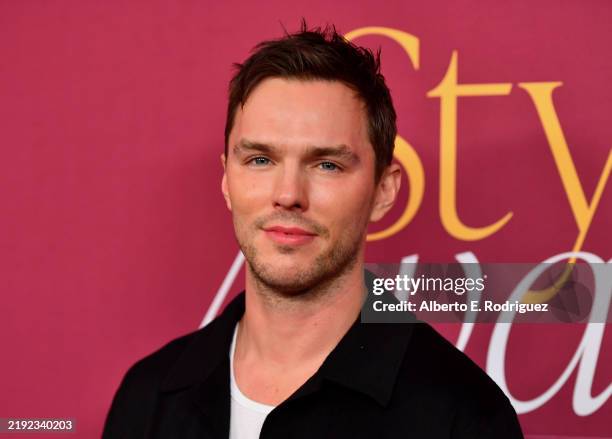 Nicholas Hoult attends 2025 Golden Globes WWD Style Awards at Four Seasons Hotel Los Angeles at Beverly Hills on January 03, 2025 in Los Angeles,...