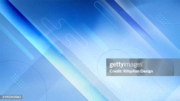 abstract multicolored holographic blurred grainy gradient background with geometric shape element design. for landing page, book covers, brochures, flyers, magazines, any brandings, banners, headers, presentations, and more - white presentation background stock illustrations