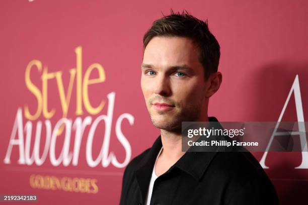 Nicholas Hoult attends the 2025 WWD Style Awards, Golden Globes at Four Seasons Hotel Los Angeles at Beverly Hills on January 03, 2025 in Los...