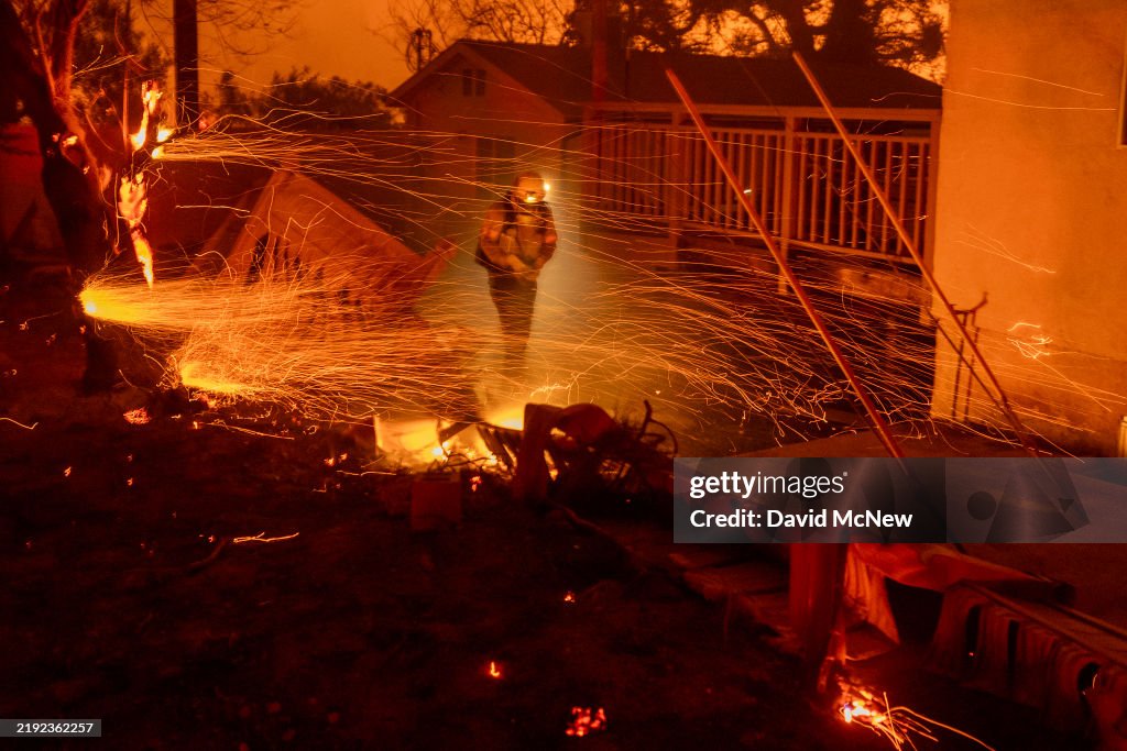 Powerful Winds Fuel Multiple Fires Across Los Angeles Area