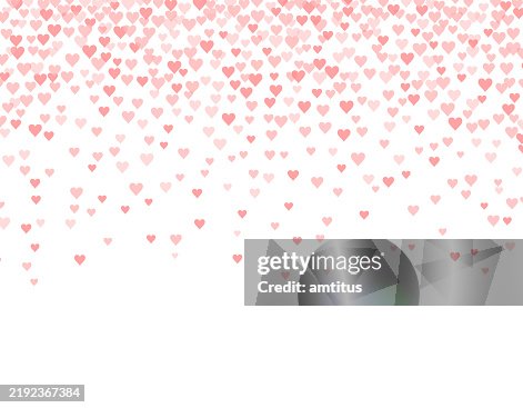 Falling red hearts Falling red hearts