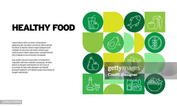 bildbanksillustrationer, clip art samt tecknat material och ikoner med healthy food related vector illustration. nutrition, healthy eating, organic, freshness, dieting, healthy lifestyle. - hälsosamt ätande