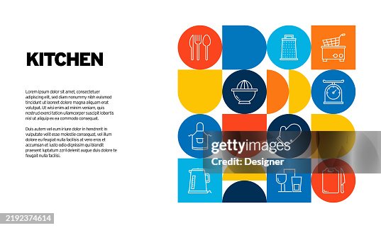 Kitchen Utensils Related Vector Illustration. Kitchenware, Cooking, Preparing, Household Kitchen Utensils Related Vector Illustration. Kitchenware, Cooking, Preparing, Household