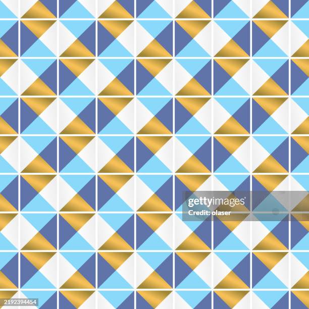 Diamond Like Triangles In Squares Pattern High-Res Vector Graphic ...
