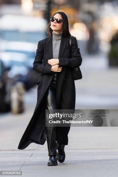 Olivia Munn is seen in Tribeca on January 04, 2025 in New York City.