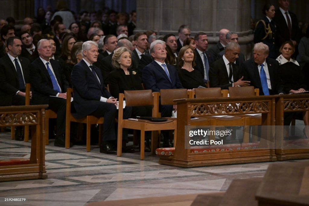 State Funeral Held In Washington DC For Former President Jimmy Carter