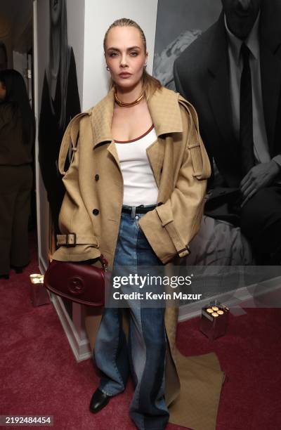 Cara Delevingne attends W Magazine's Annual Best Performances Party at Chateau Marmont on January 04, 2025 in Los Angeles, California.