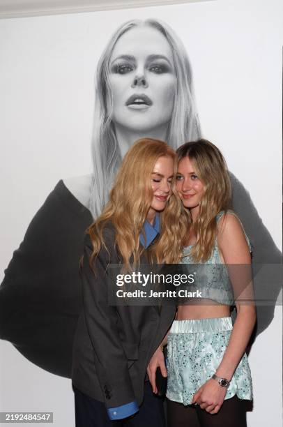 Nicole Kidman and Sunday Rose Kidman Urban attend W Magazine's Annual Best Performances Party at Chateau Marmont on January 04, 2025 in Los Angeles,...