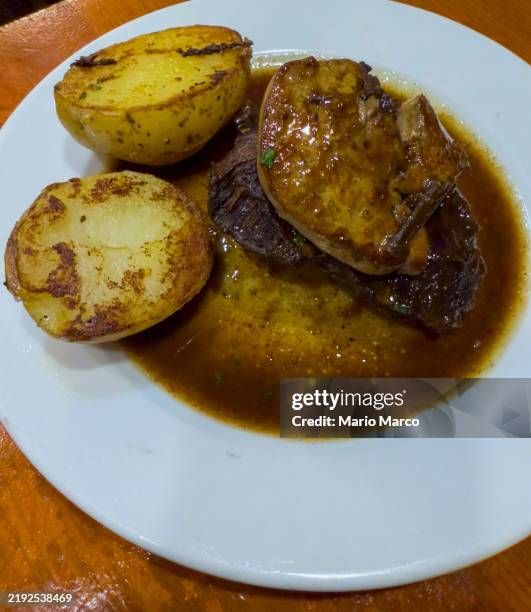 beef with foie gras - tournedos stock pictures, royalty-free photos & images
