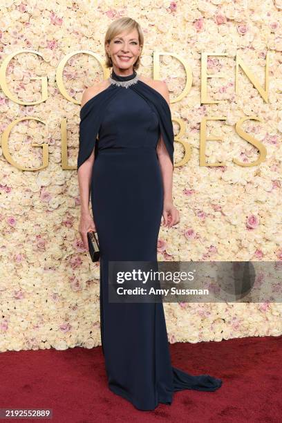 Allison Janney attends the 82nd Annual Golden Globe Awards at The Beverly Hilton on January 05, 2025 in Beverly Hills, California.