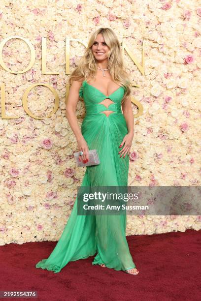 Heidi Klum attends the 82nd Annual Golden Globe Awards at The Beverly Hilton on January 05, 2025 in Beverly Hills, California.
