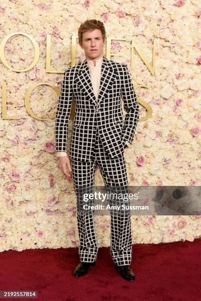 Eddie Redmayne attends the 82nd Annual Golden Globe Awards at The Beverly Hilton on January 05, 2025 in Beverly Hills, California.