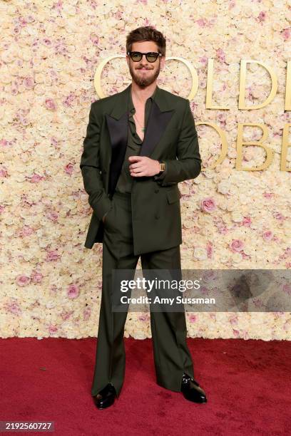 Andrew Garfield attends the 82nd Annual Golden Globe Awards at The Beverly Hilton on January 05, 2025 in Beverly Hills, California.