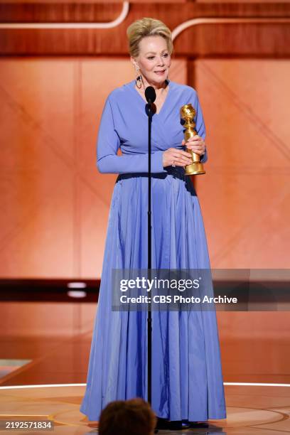 Jean Smart accepts the award for Female Actor - TV Series - Musical or Comedy at the 82nd Annual Golden Globe Awards at The Beverly Hilton on January...
