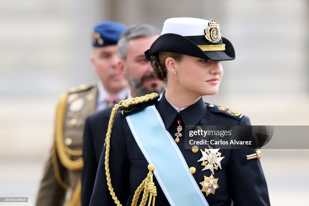 Spanish Royals Celebrate New Year's Military Parade 2025