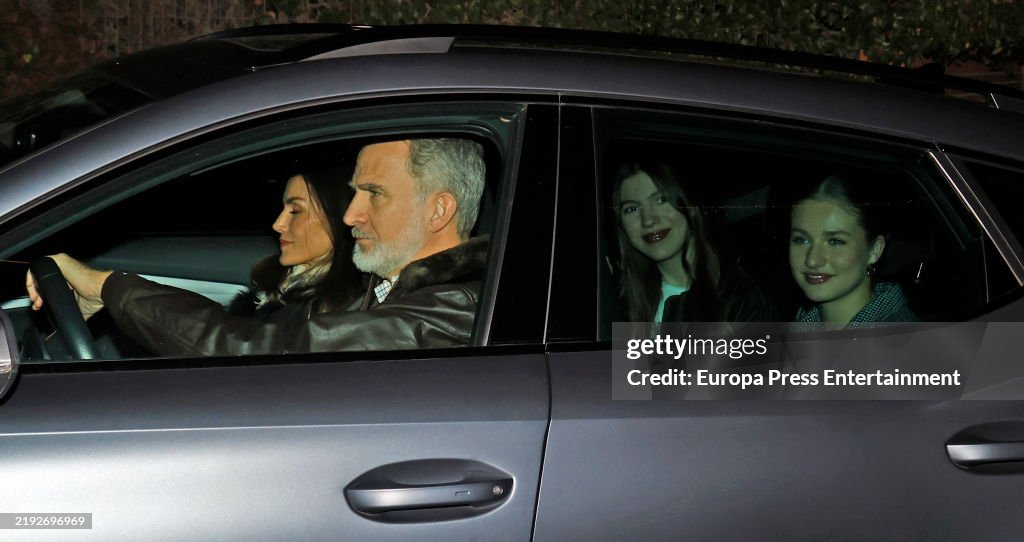 The Royal Family Meets With The Ortiz Rocasolano Family To Celebrate Three Kings' Day