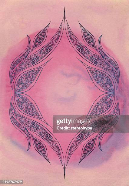 magenta shield - volcanic lightning stock illustrations