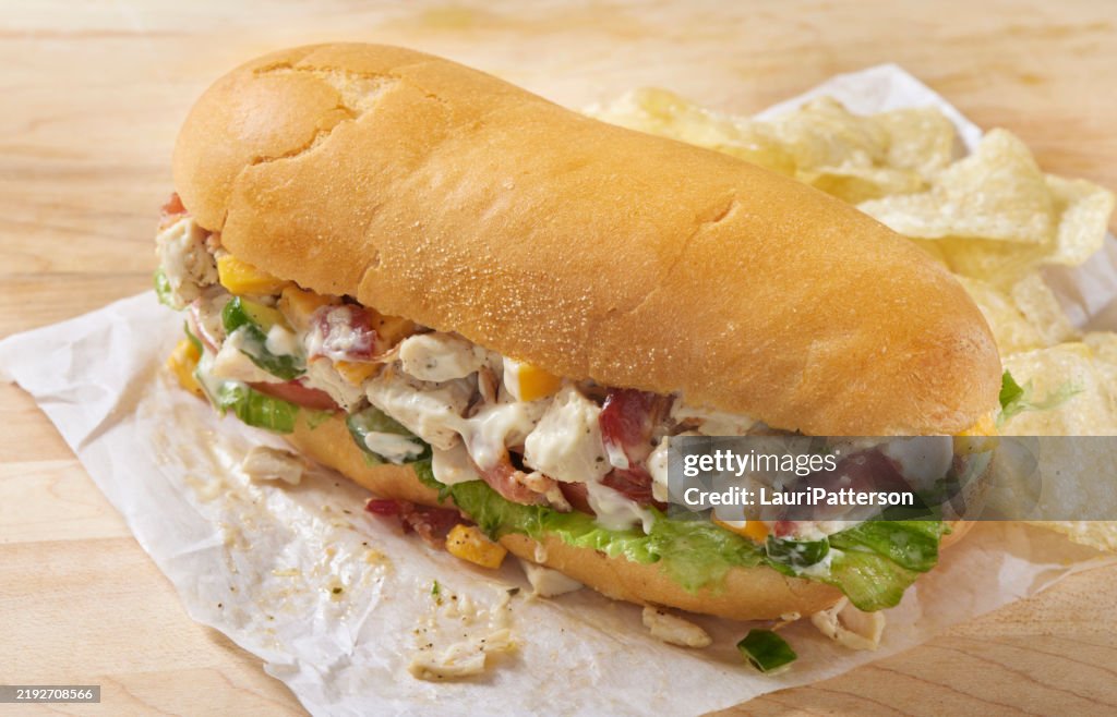 Chopped Chicken, Bacon Ranch Sub
