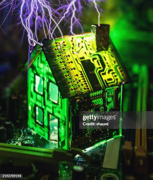 residential electrical consumption - lightning home stock pictures, royalty-free photos & images