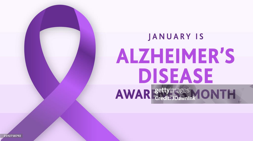 Alzheimers Awareness Month January Banner Template Background With alzheimers-awareness-month-january-banner-template-background-with