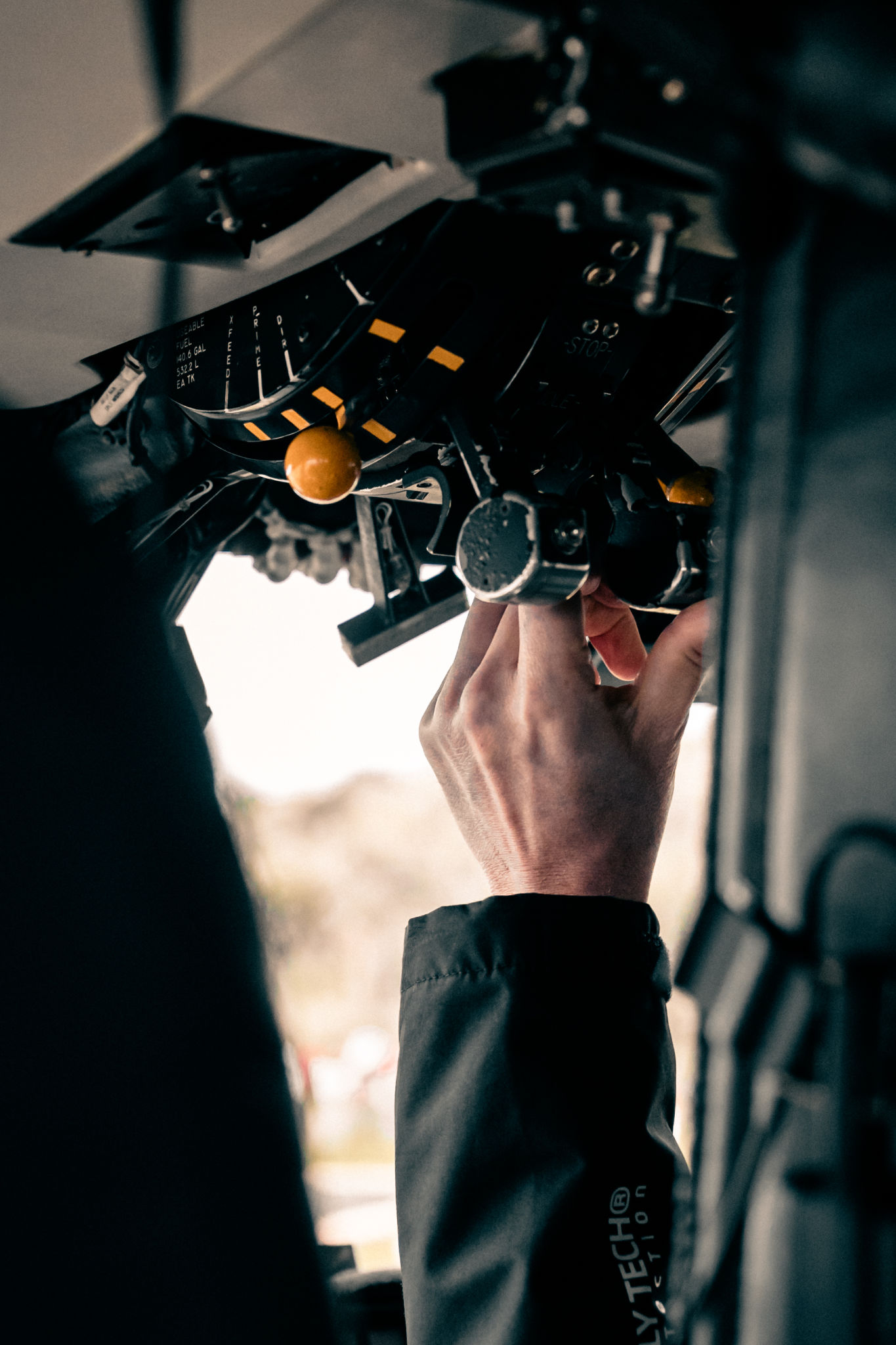 helicopter interior