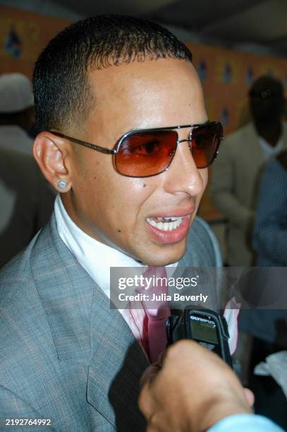 Rapper Daddy Yankee attends the 2005 MTV Video Music Awards at the American Airlines Arena on August 28, 2005 in Miami, Florida.