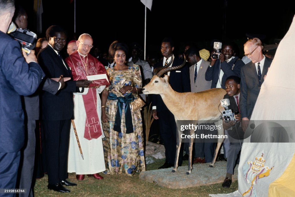 Pope Paul VI Visiting Uganda