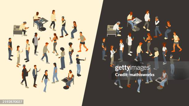 ilustraciones, imágenes clip art, dibujos animados e iconos de stock de personas en modo claro y modo oscuro - nurse behind desk