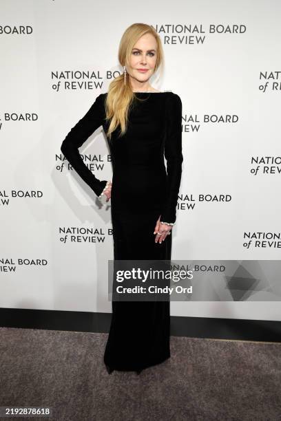 Nicole Kidman attends the 2025 National Board of Review Gala at Cipriani 42nd Street on January 07, 2025 in New York City.