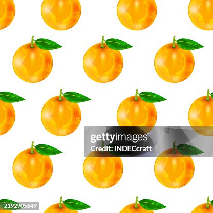 Orange fruit seamless pattern Orange fruit seamless pattern