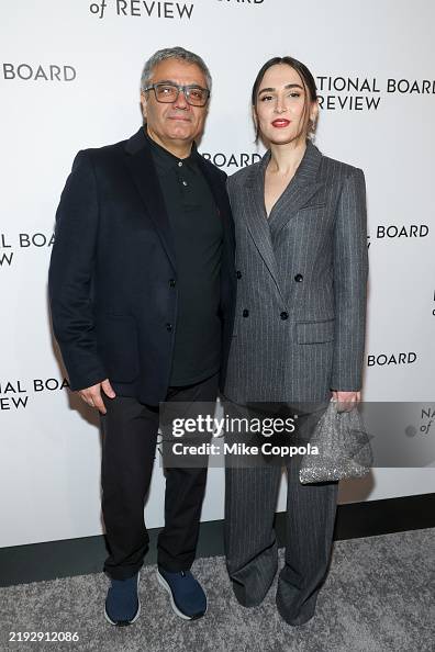 Mohammad Rasoulof and Mahsa Rostami attend the 2025 National Board of ...