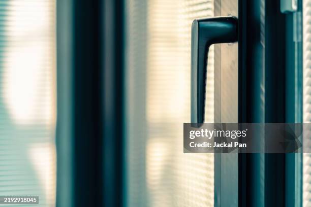 modern window design - handle stock pictures, royalty-free photos & images