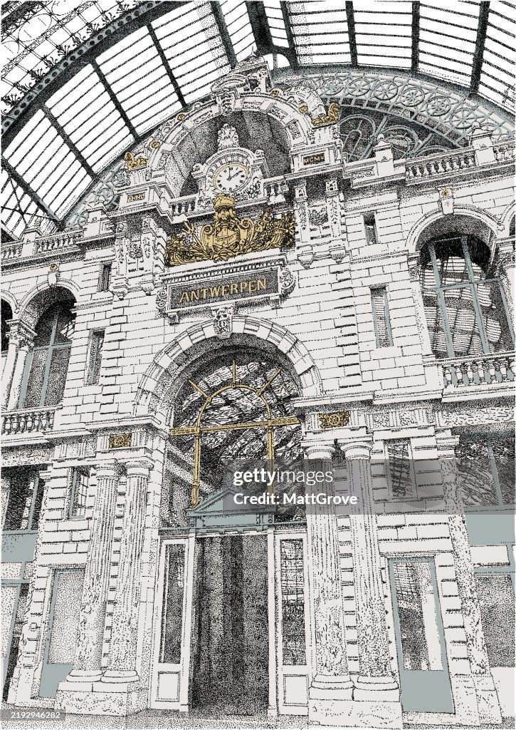 Antwerp Central Train Station