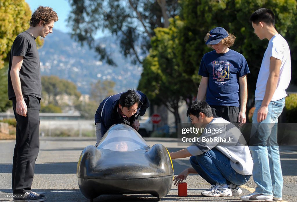 Combustible Engine Vehicle Test Run In California