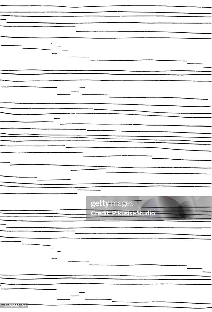 Line Work Pattern Irregular Hand Drawn Irregular Horizontal Line Pattern On White Background High ...