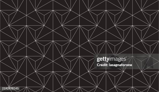 seamless geometric vector pattern - diamond pattern seamless stock illustrations