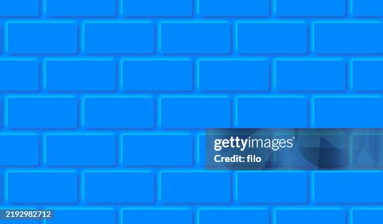Seamless Blue Brick Wall Background Pattern Seamless Blue Brick Wall Background Pattern