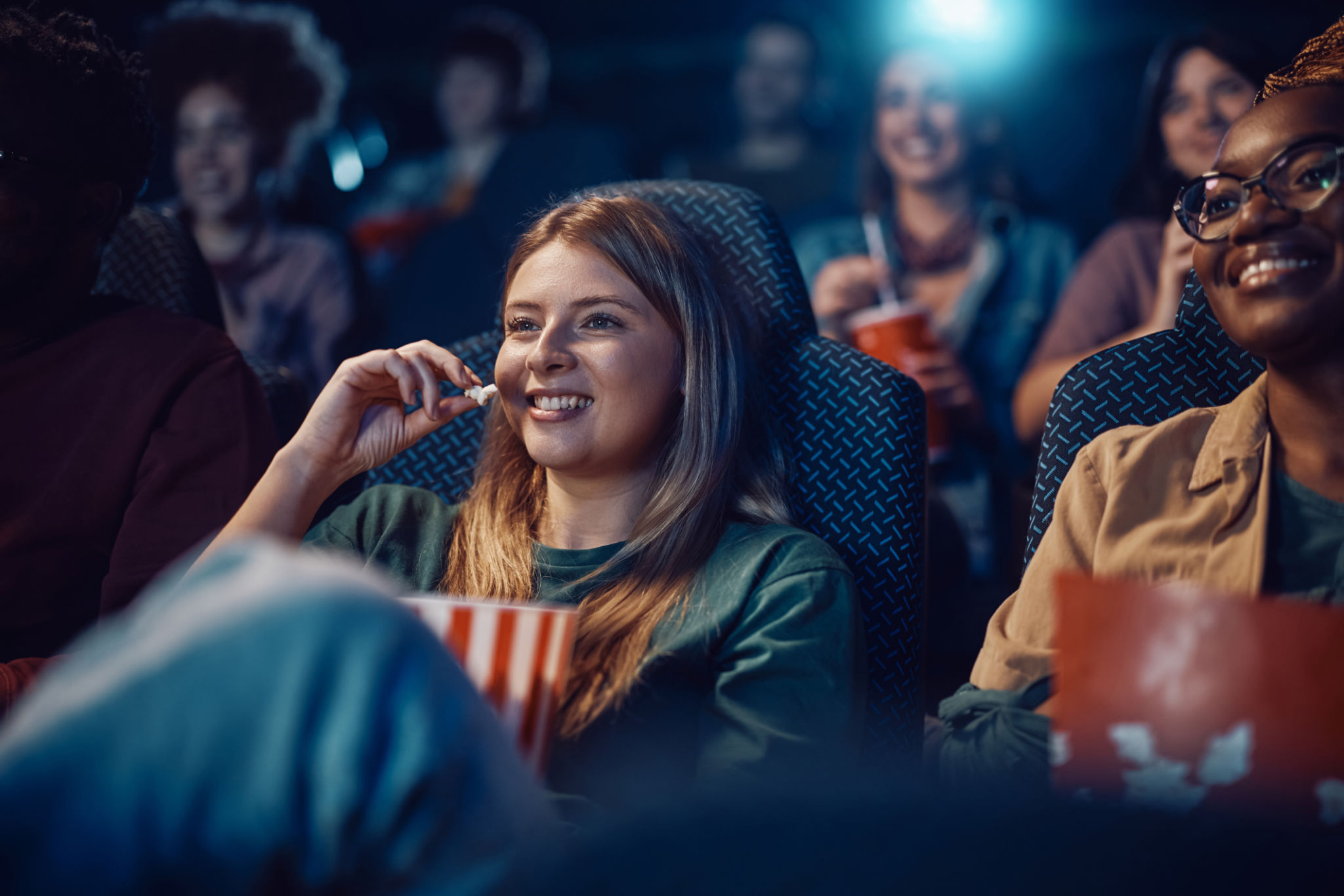 watching movies