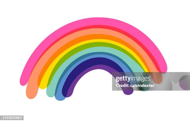 illustrations, cliparts, dessins animés et icônes de conception d’indicateur d’arc-en-ciel - arc en ciel