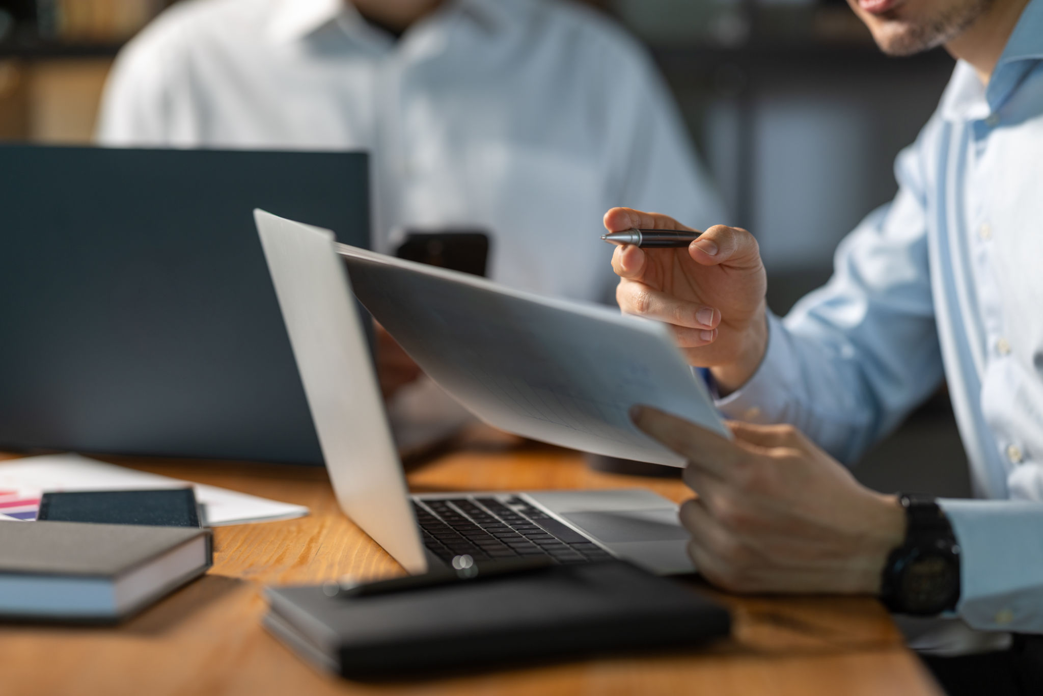 business consultant working