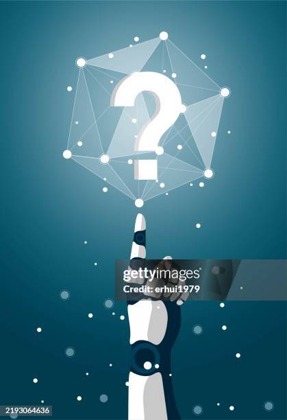 bionic arm - technology confusion stock illustrations