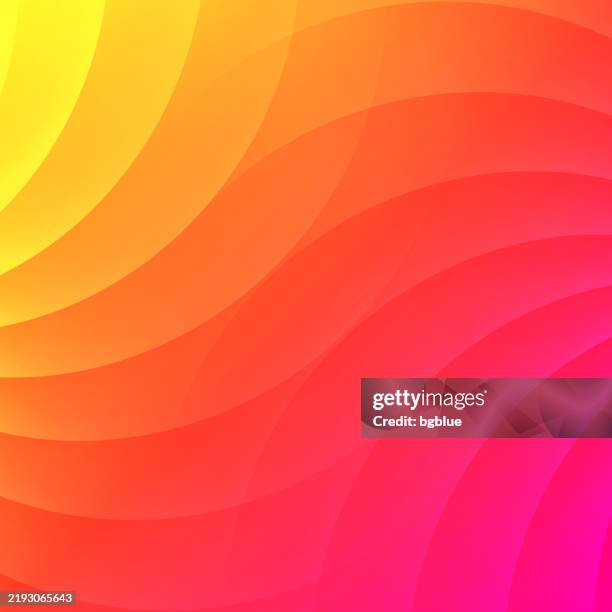 trendy geometric design - orange abstract background - bold pink background stock illustrations